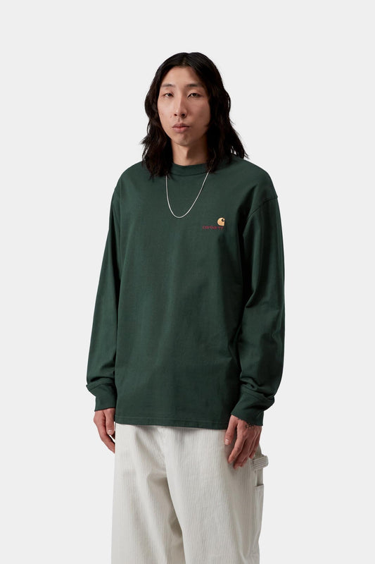 Carhartt WIP American Script T-Shirt Long Sleeve