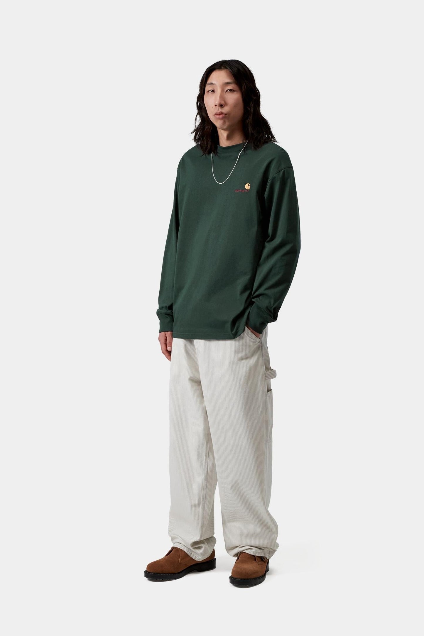 Carhartt WIP American Script T-Shirt Long Sleeve