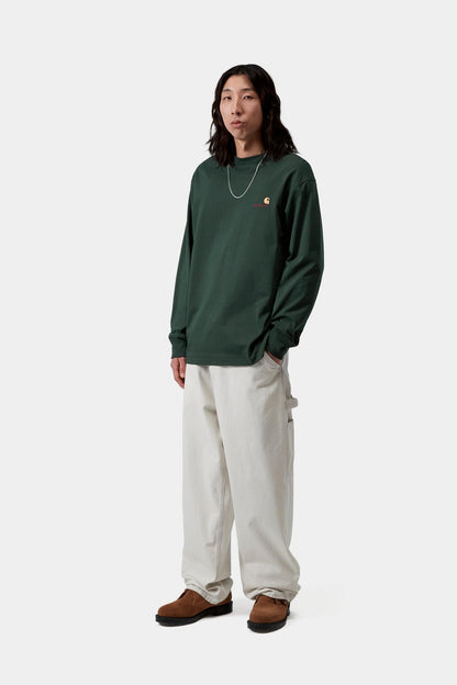 Carhartt WIP American Script T-Shirt Long Sleeve
