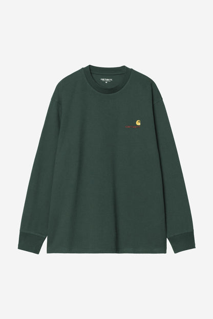 Carhartt WIP American Script T-Shirt Long Sleeve