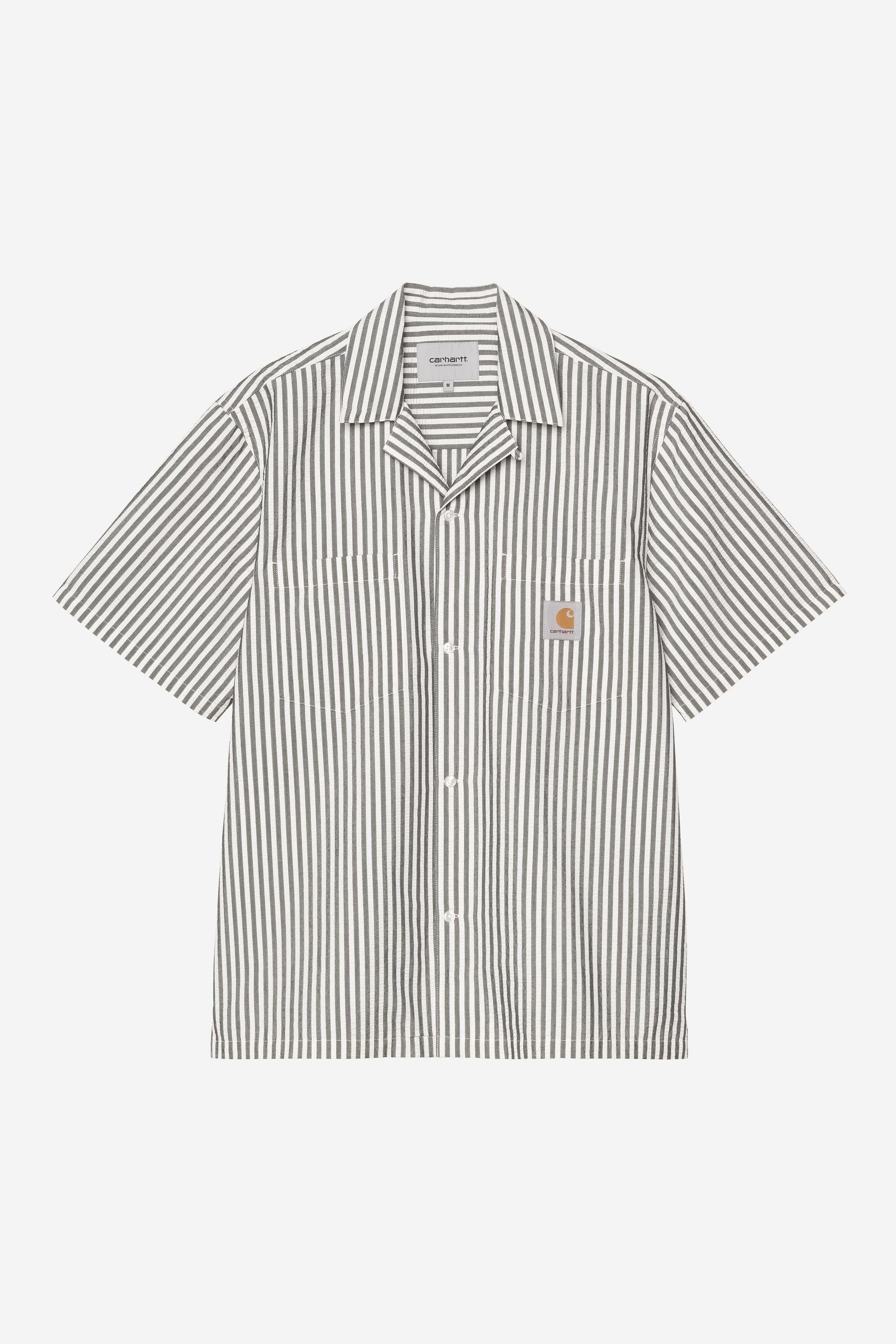 Carhartt WIP Short Sleeve Leavel Stripe Shirt