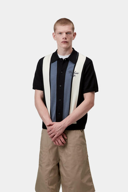 Carhartt WIP Short Sleeve Mello Stripe Knit Shirt