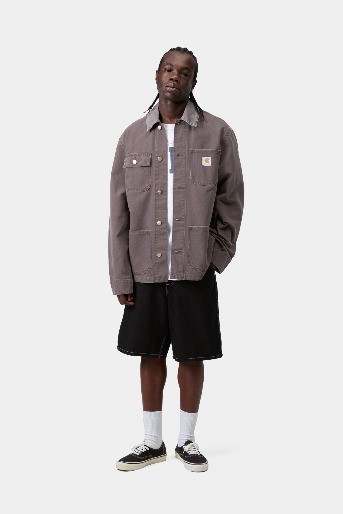 Carhartt WIP Michigan Coat (Spring) - Stone Canvas
