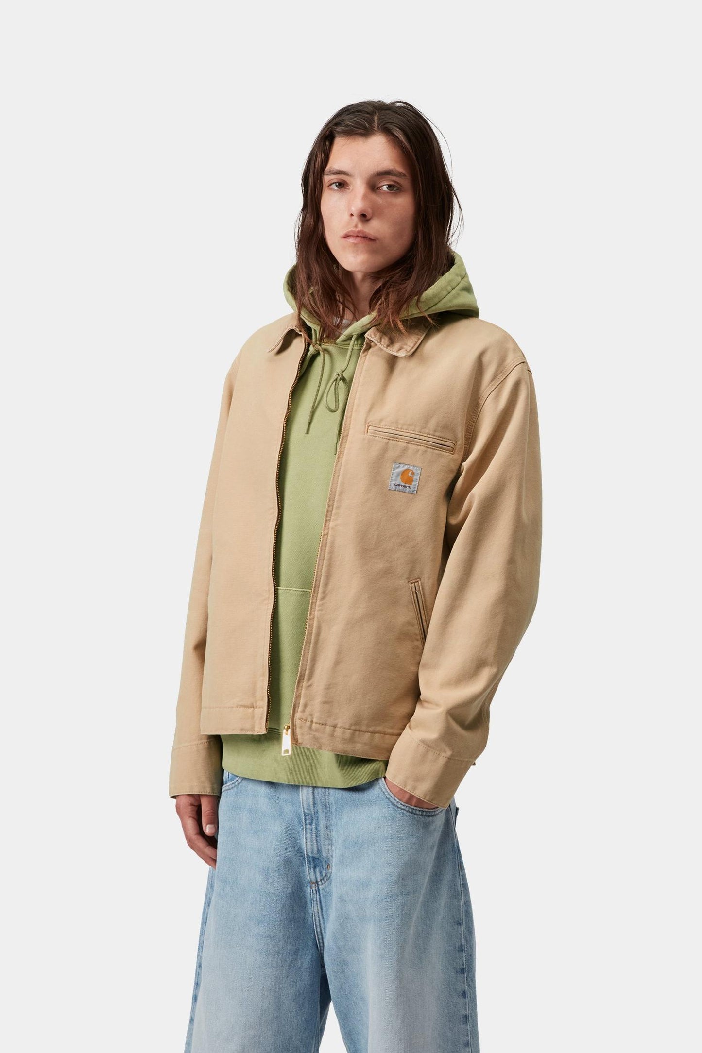 Carhartt WIP Detroit Jacket (Spring) - Stone Canvas