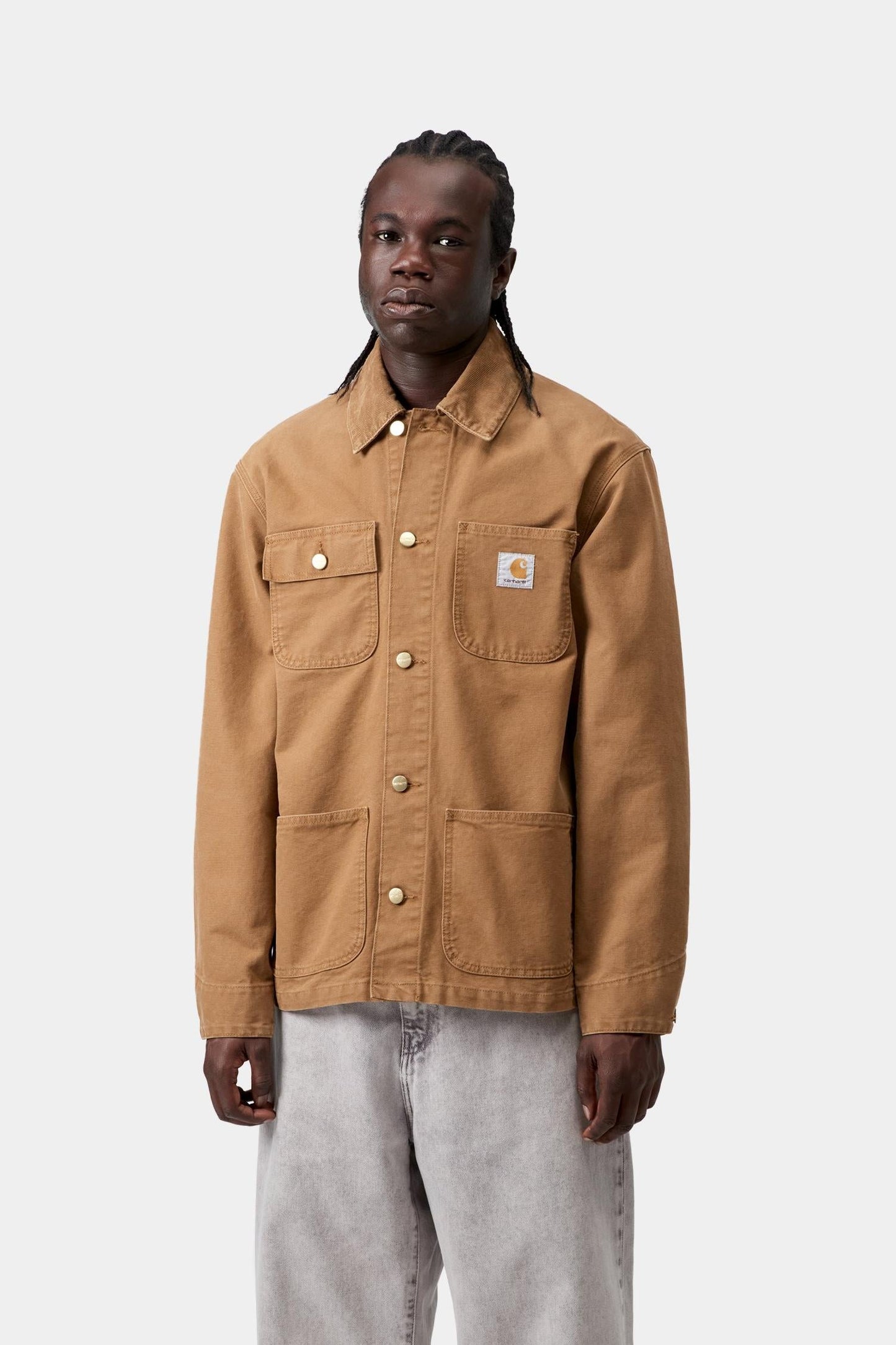 Carhartt WIP Michigan Coat (Spring) - Stone Canvas