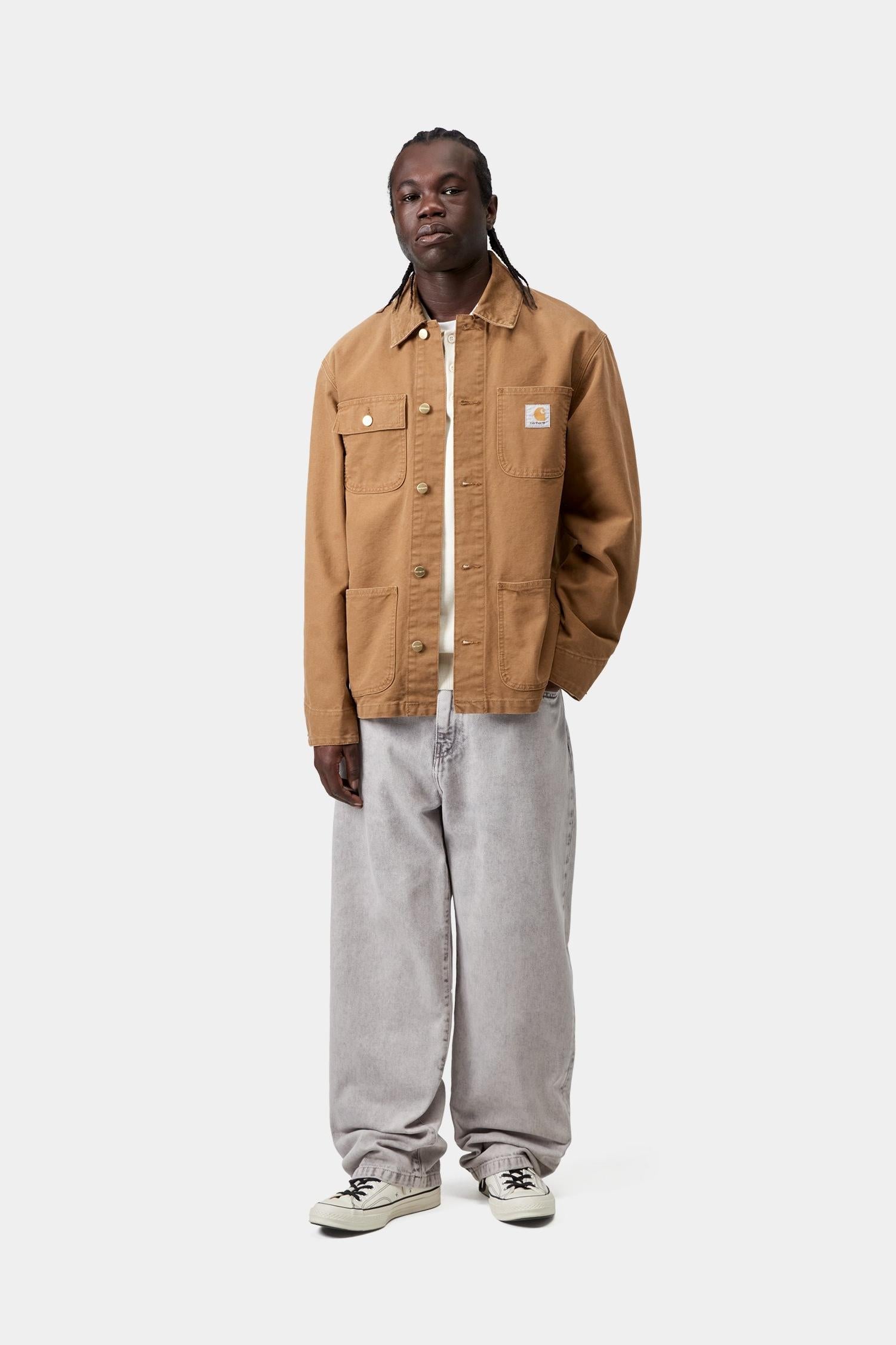 Carhartt WIP Michigan Coat (Spring) - Stone Canvas