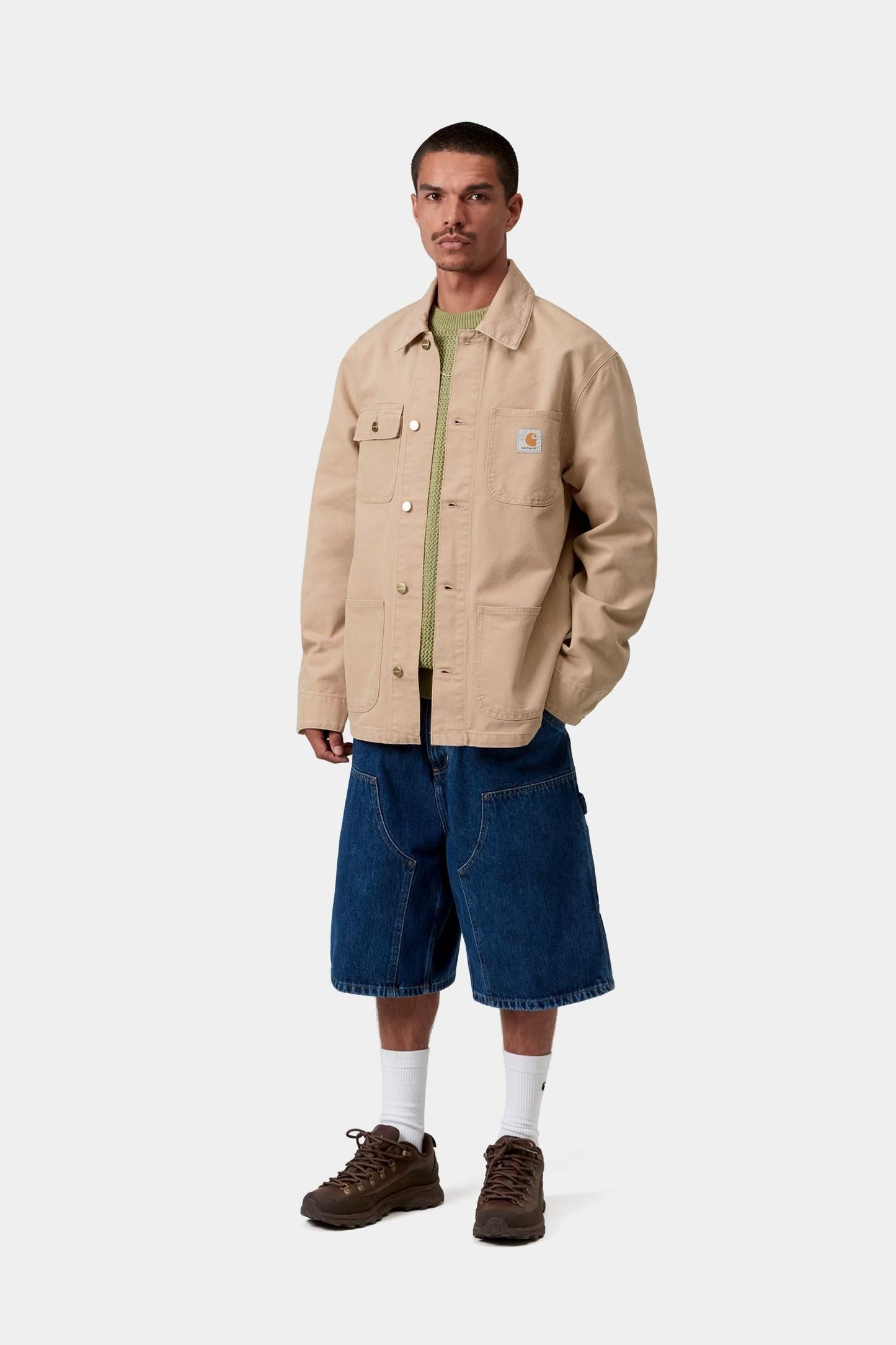 Carhartt WIP Michigan Coat (Spring) - Stone Canvas