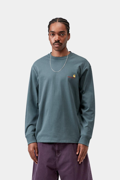 Carhartt WIP American Script T-Shirt Long Sleeve