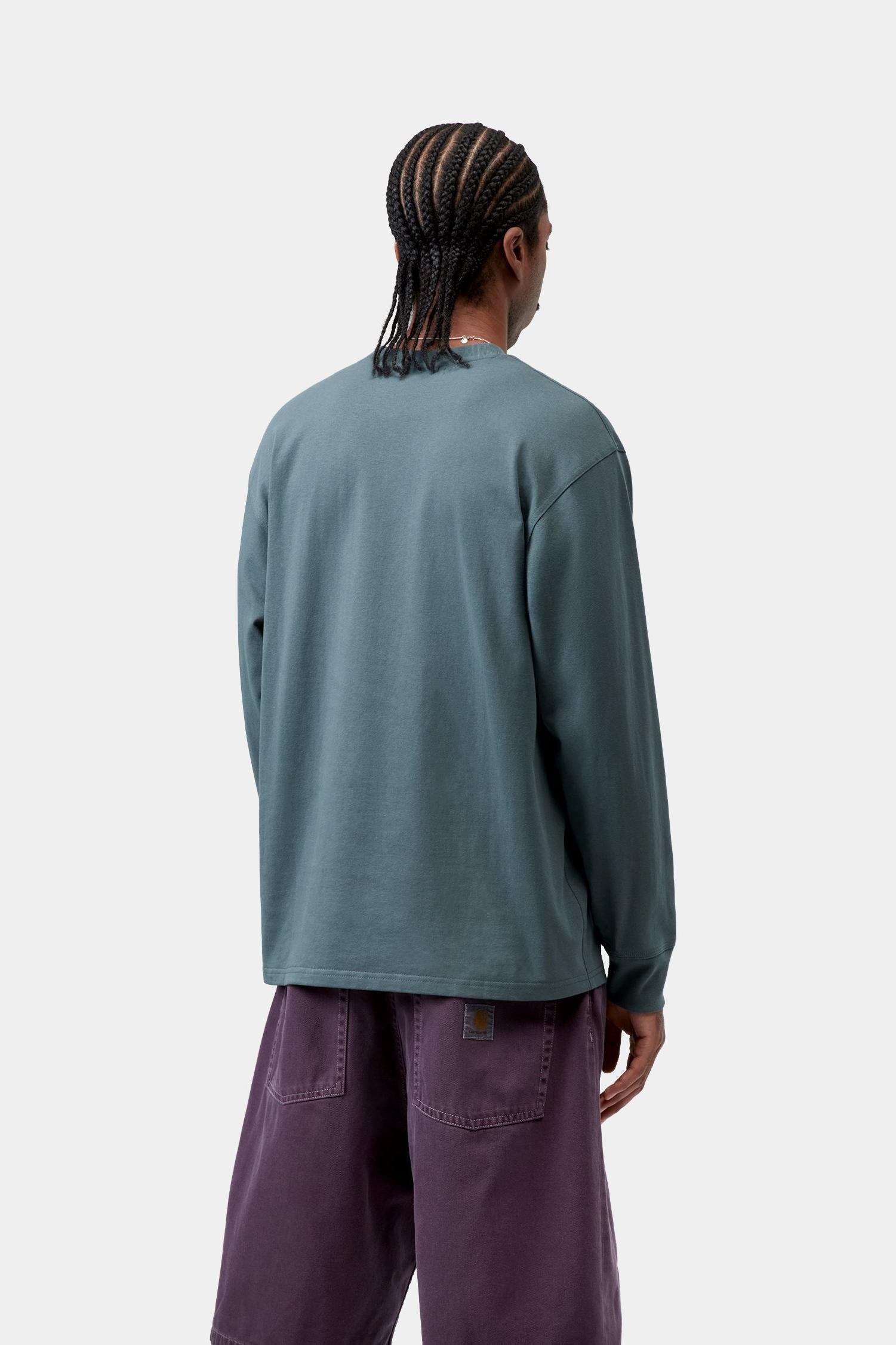 Carhartt WIP American Script T-Shirt Long Sleeve