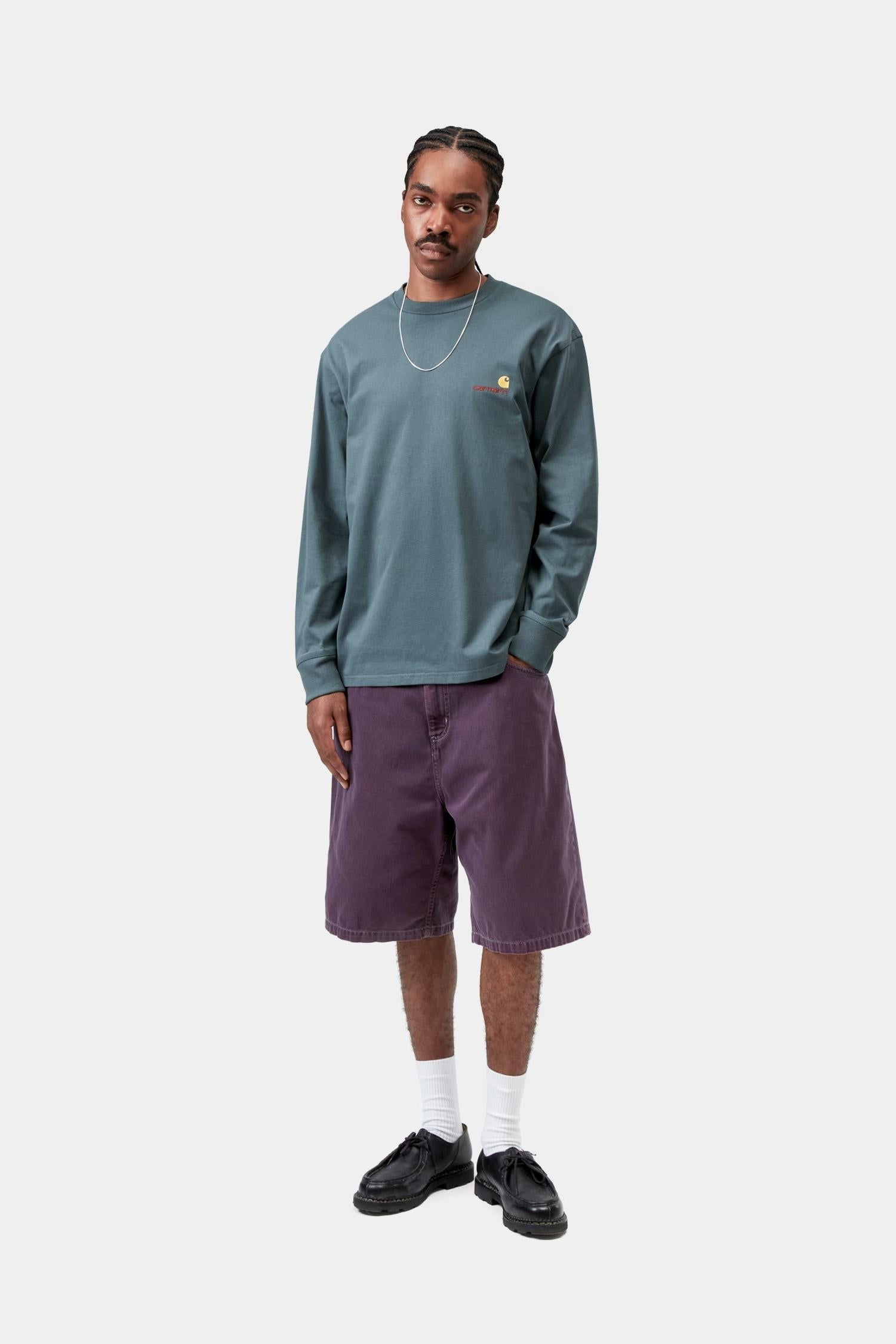 Carhartt WIP American Script T-Shirt Long Sleeve