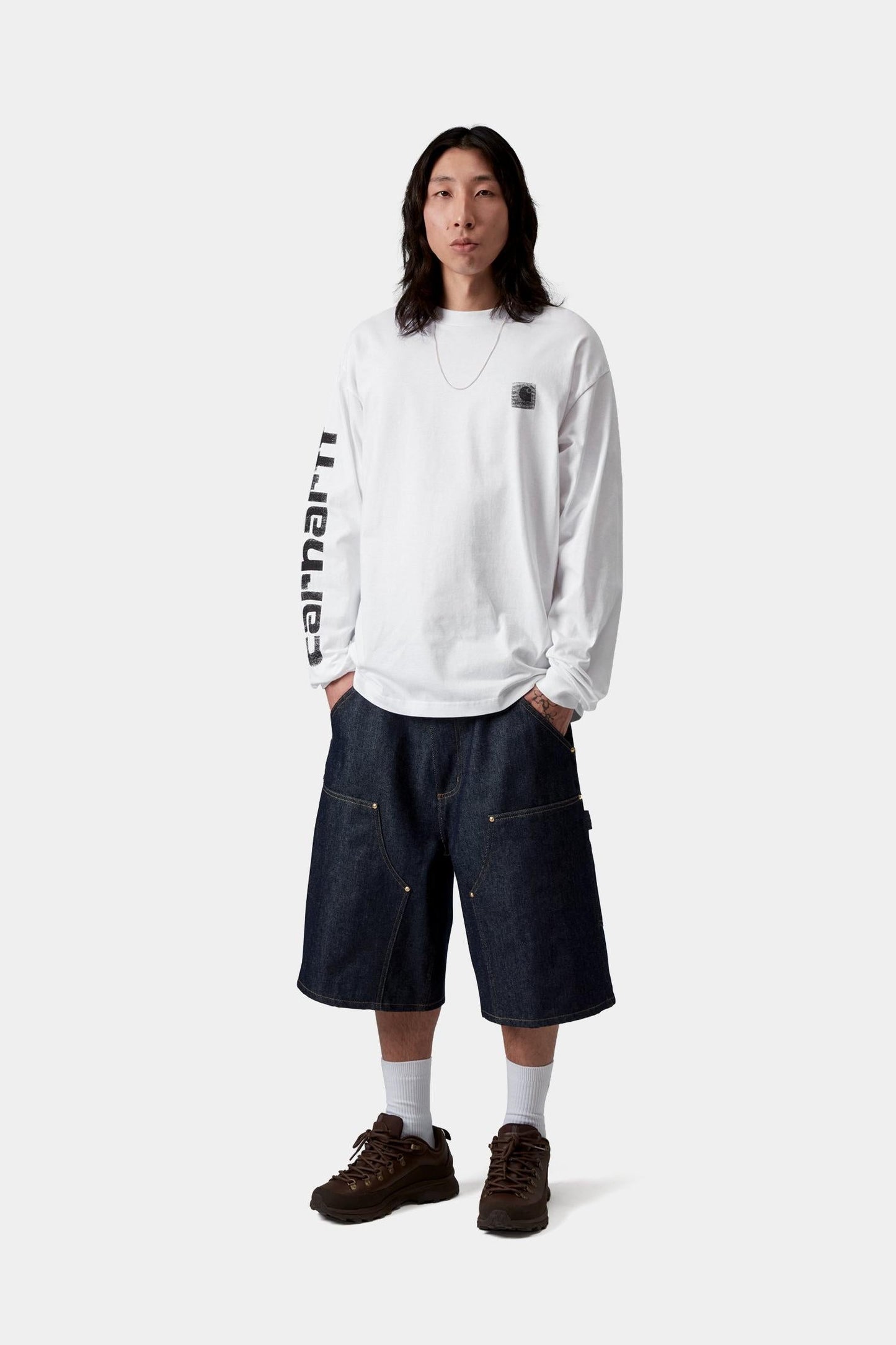 Carhartt WIP Long Sleeve Archive Script T-Shirt