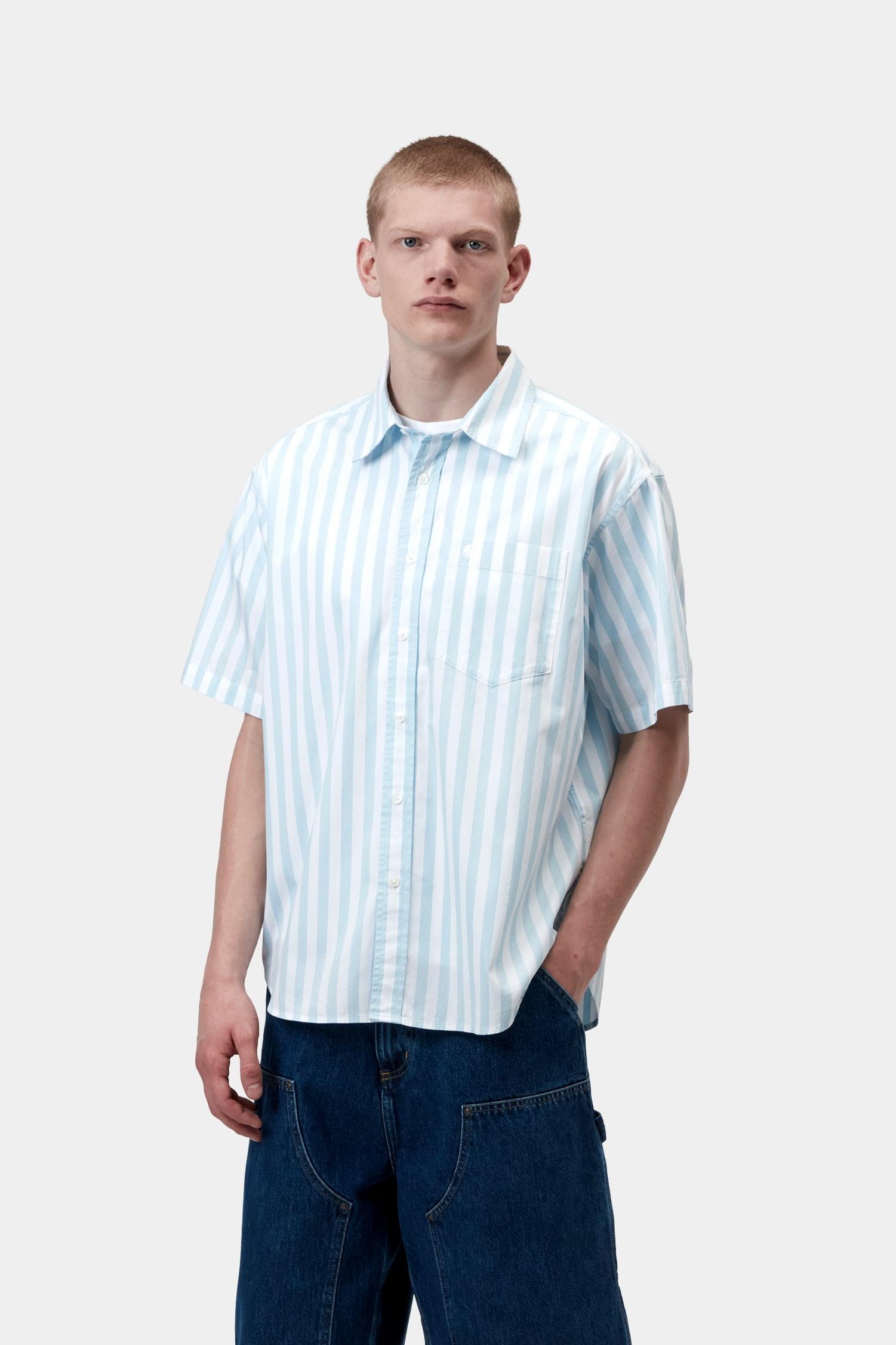 Carhartt WIP Short Sleeve Royce Stripe Shirt