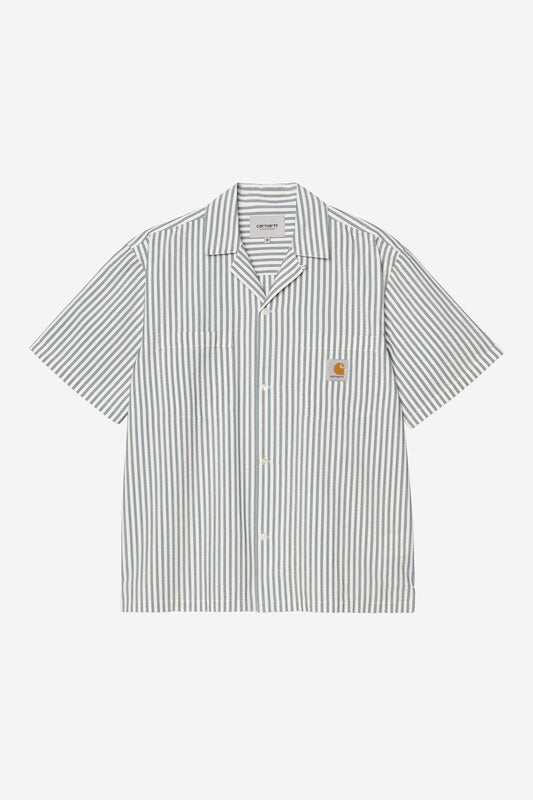 Carhartt WIP Short Sleeve Leavel Stripe Shirt