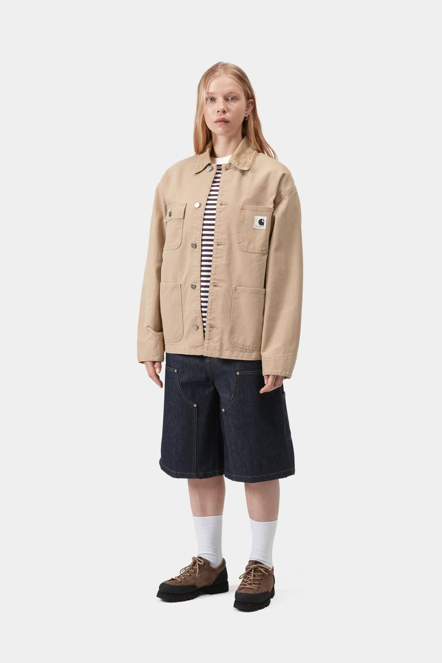 Carhartt WIP OG Michigan Coat (Spring) - Stone Canvas