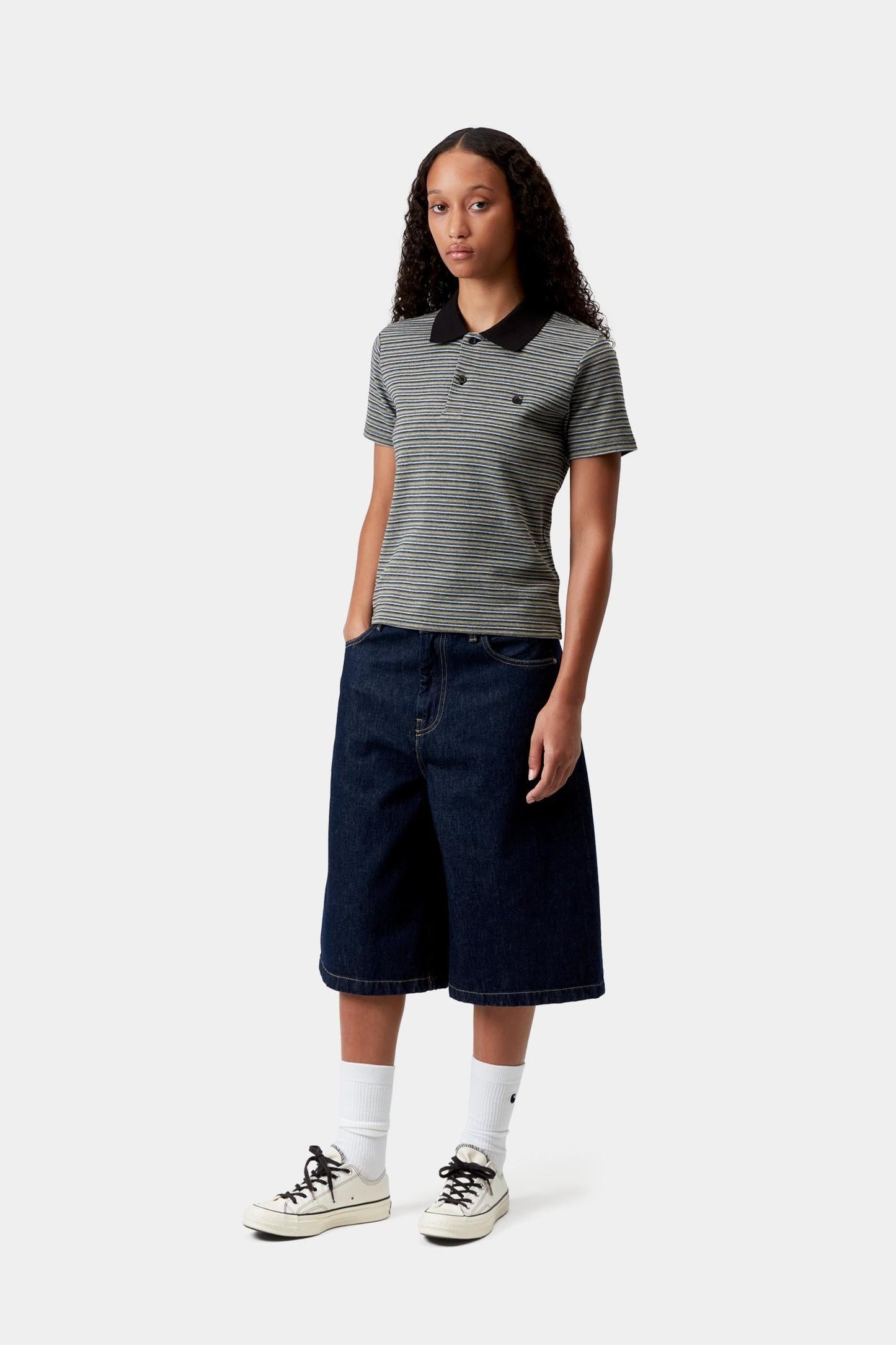 Carhartt WIP Short Sleeve Dion Stripe Polo