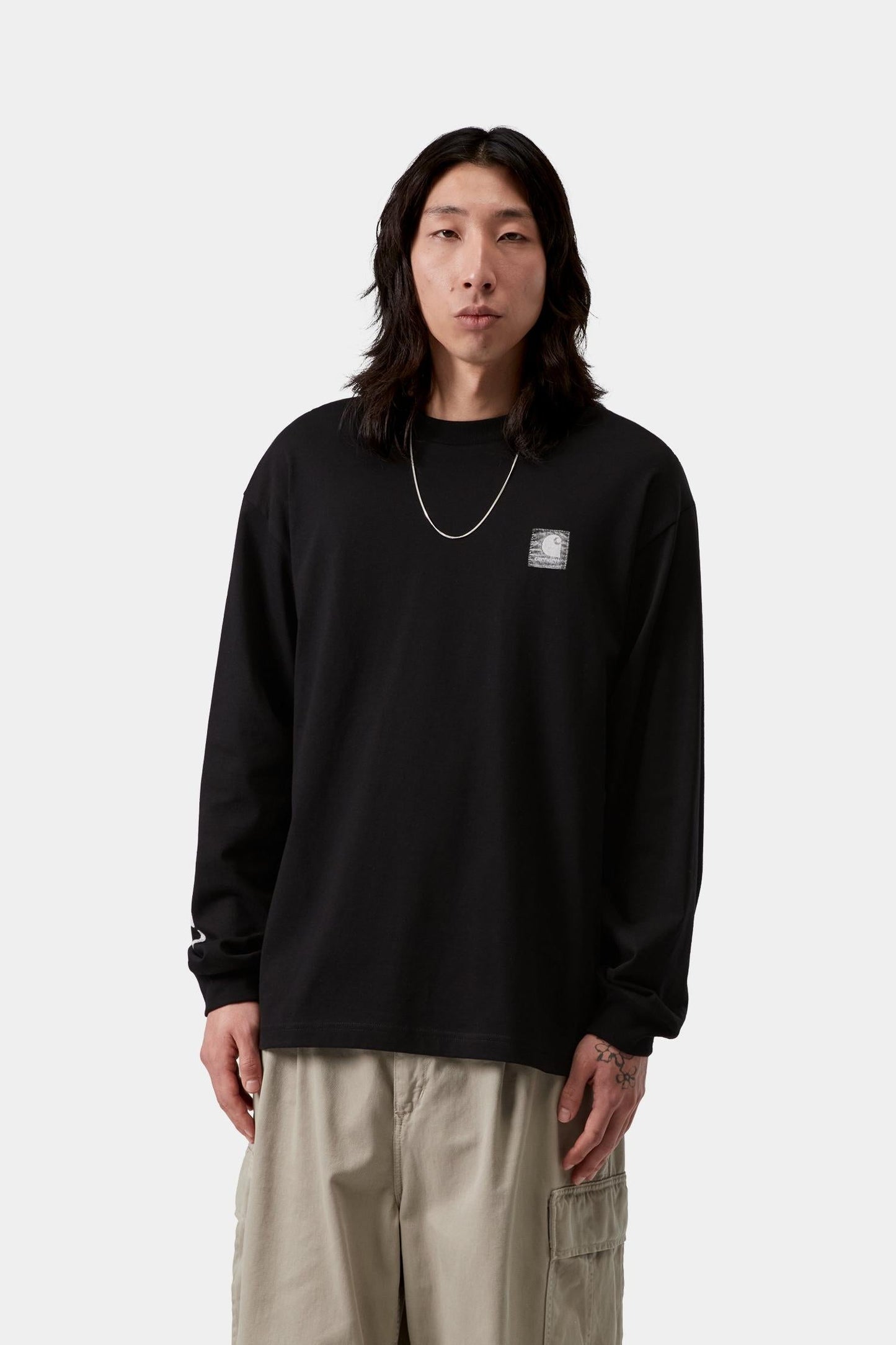 Carhartt WIP Long Sleeve Archive Script T-Shirt