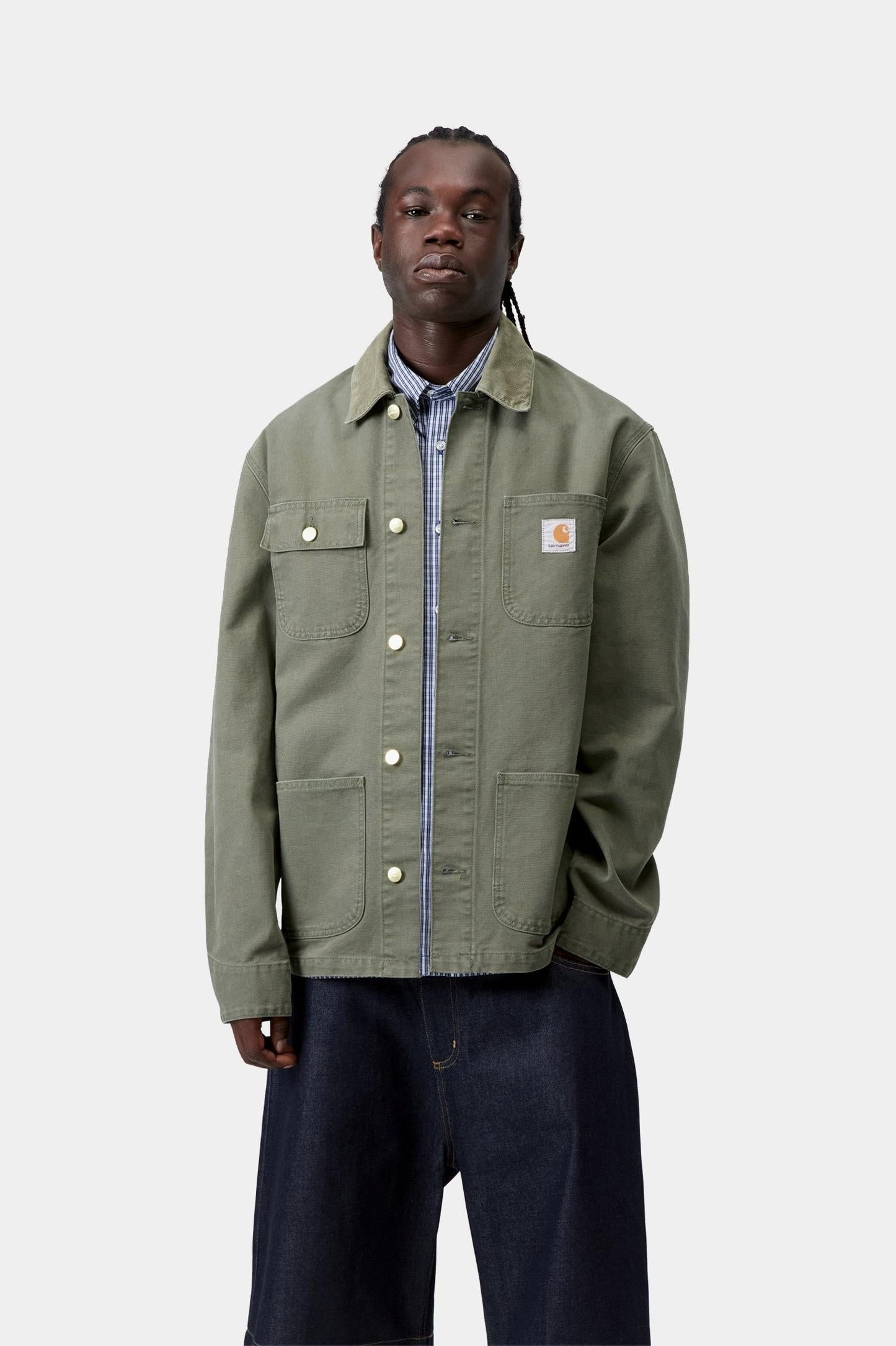 Carhartt WIP Michigan Coat (Spring) - Stone Canvas