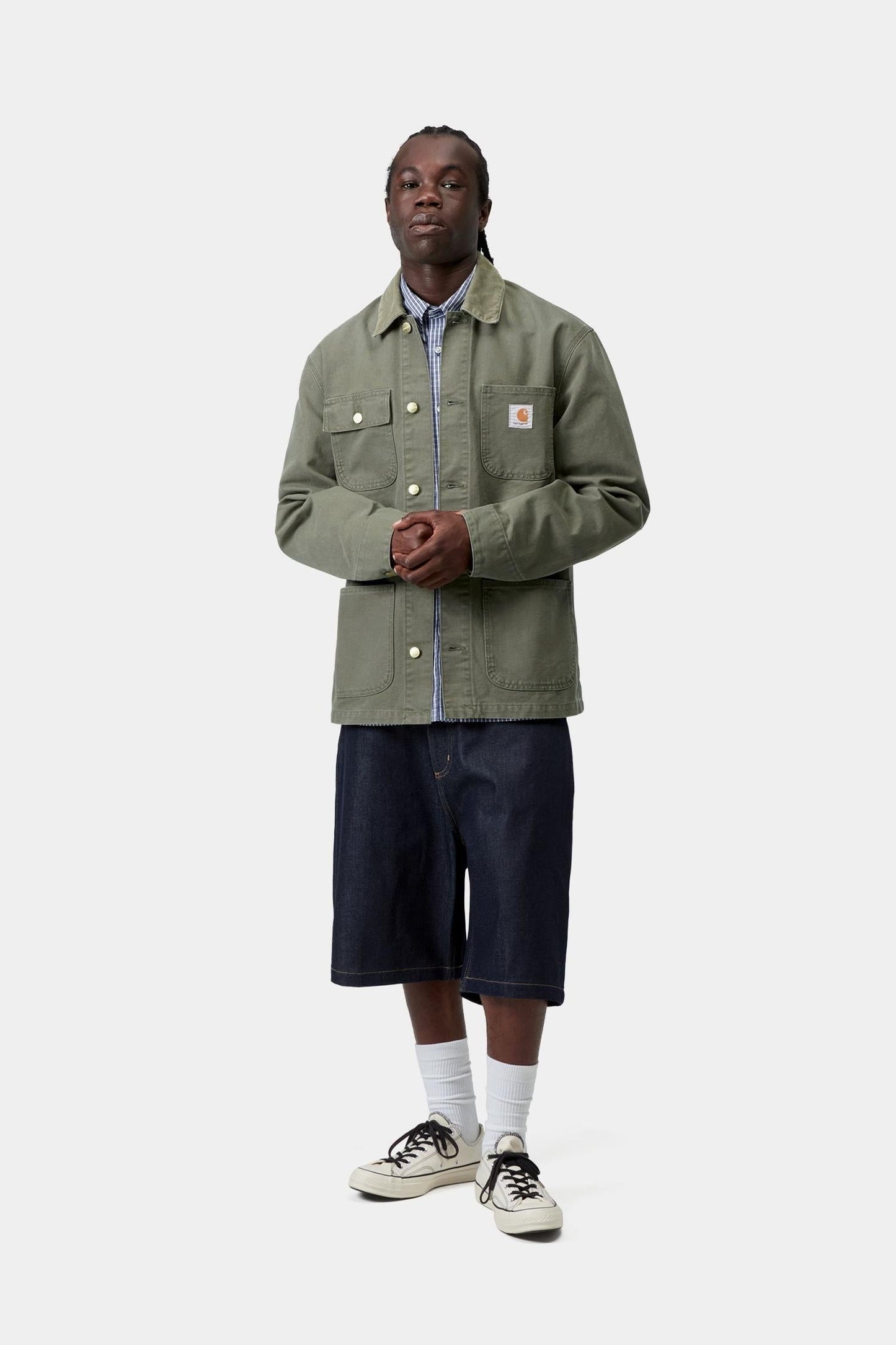 Carhartt WIP Michigan Coat (Spring) - Stone Canvas