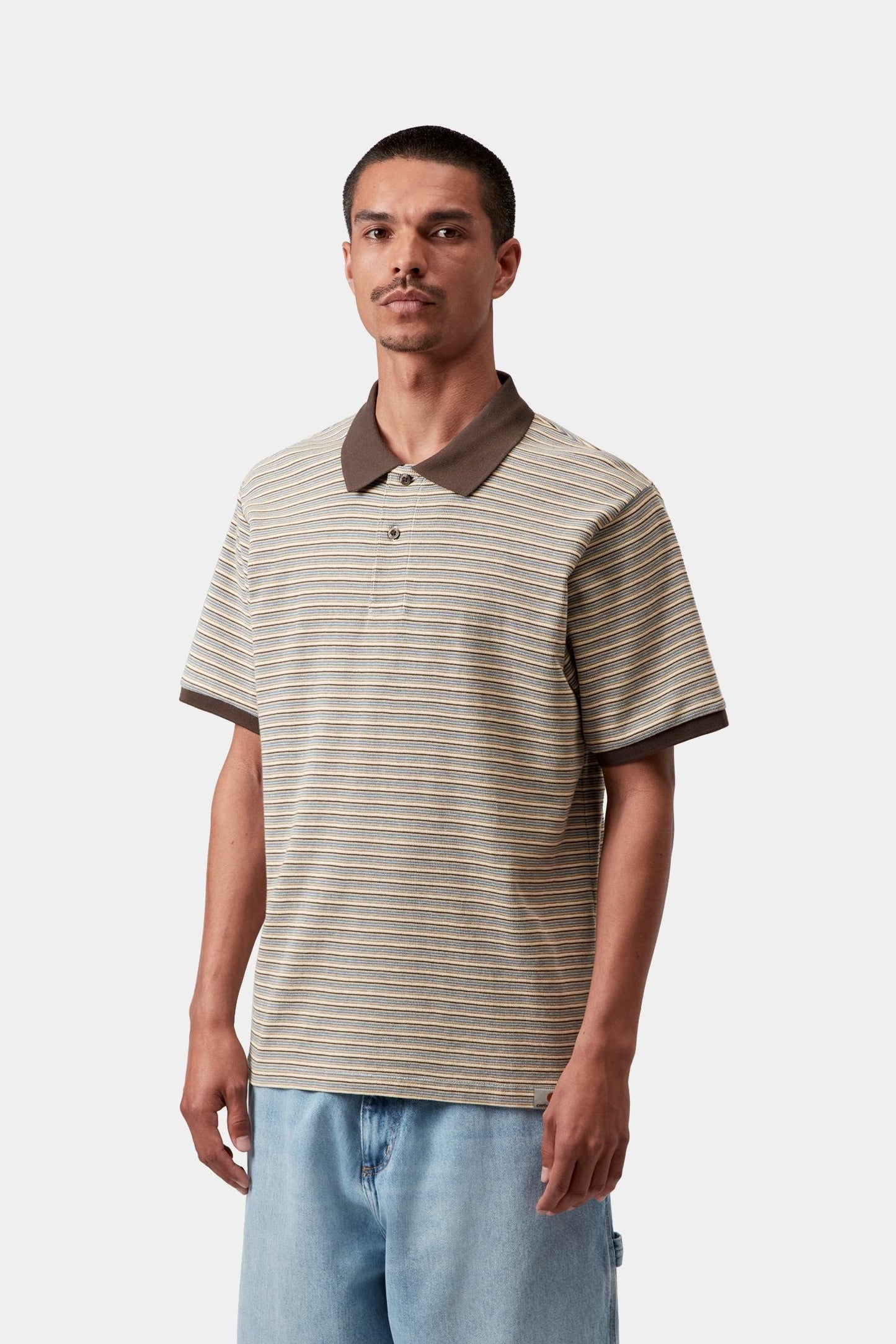 Carhartt WIP Short Sleeve Dion Stripe Polo