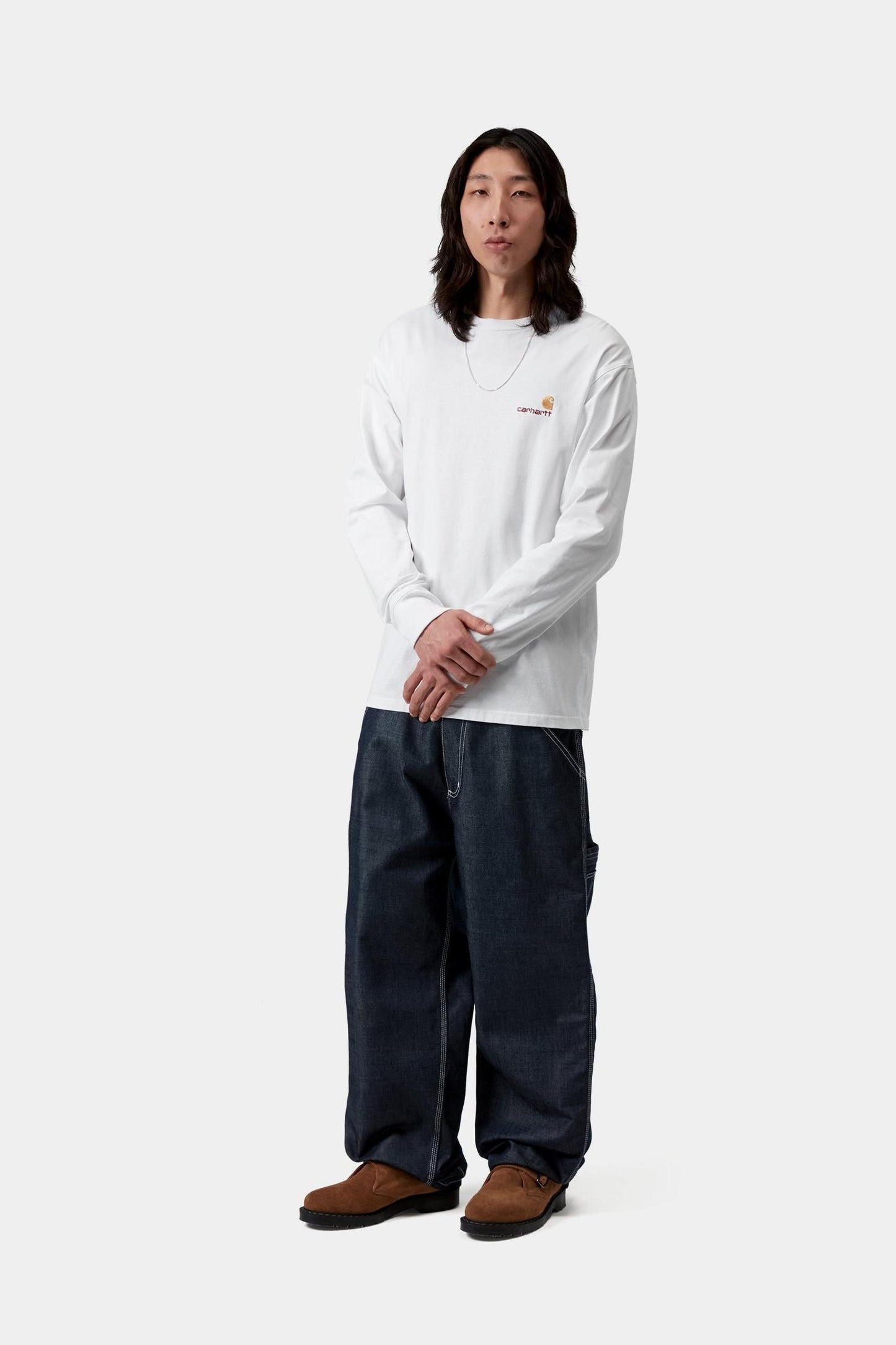 Carhartt WIP American Script Long Sleeve T-Shirt