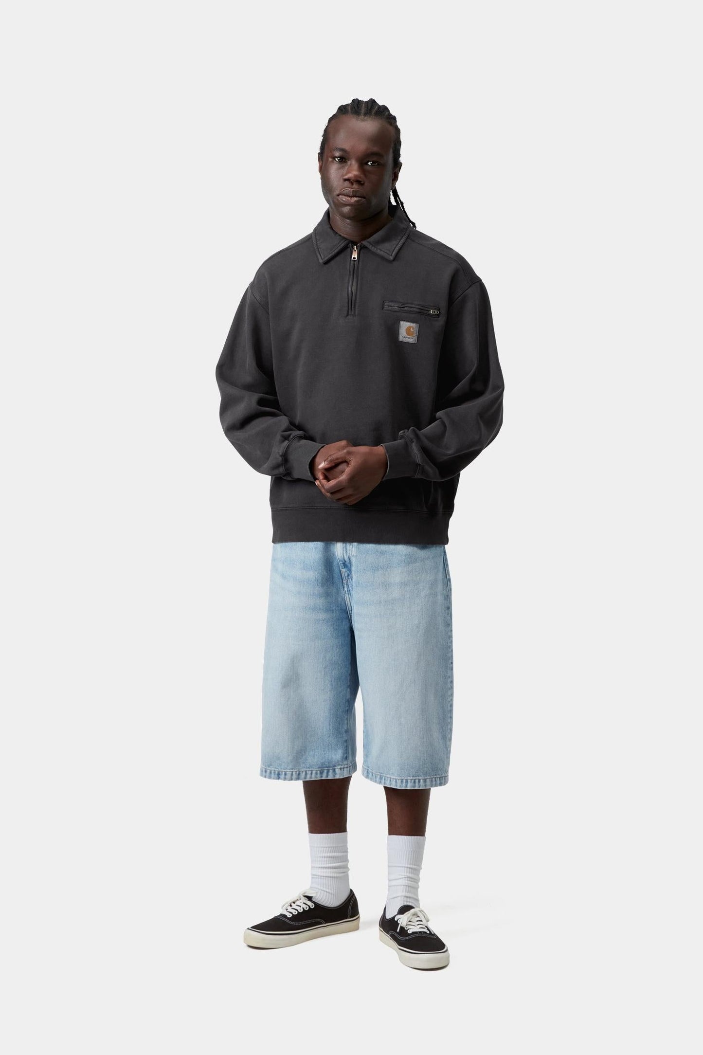 Carhartt WIP Half Zip Detroit Sweatshirt